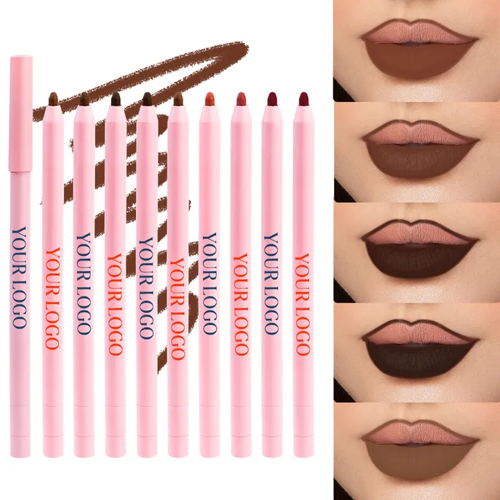 محدد شفاه كريمي -Wholesale Organic Nude Long Lasting