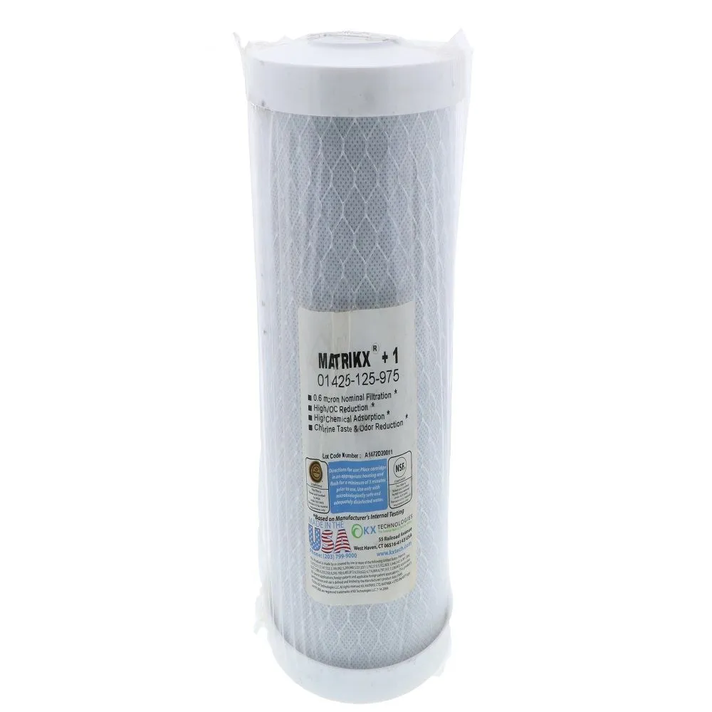 10" BB Filtrex Matrikx CTO Plus Carbon Block 0.6 Mic Filter