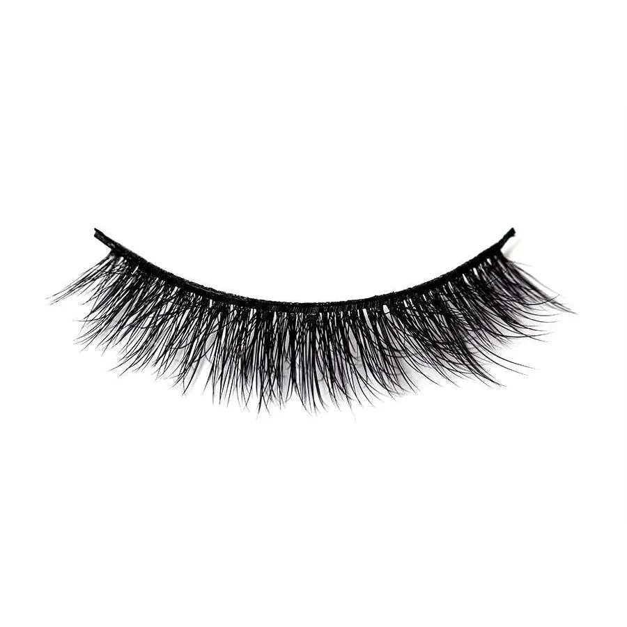 3D Silk False Eyelashes: Monroe with Mini Glue.