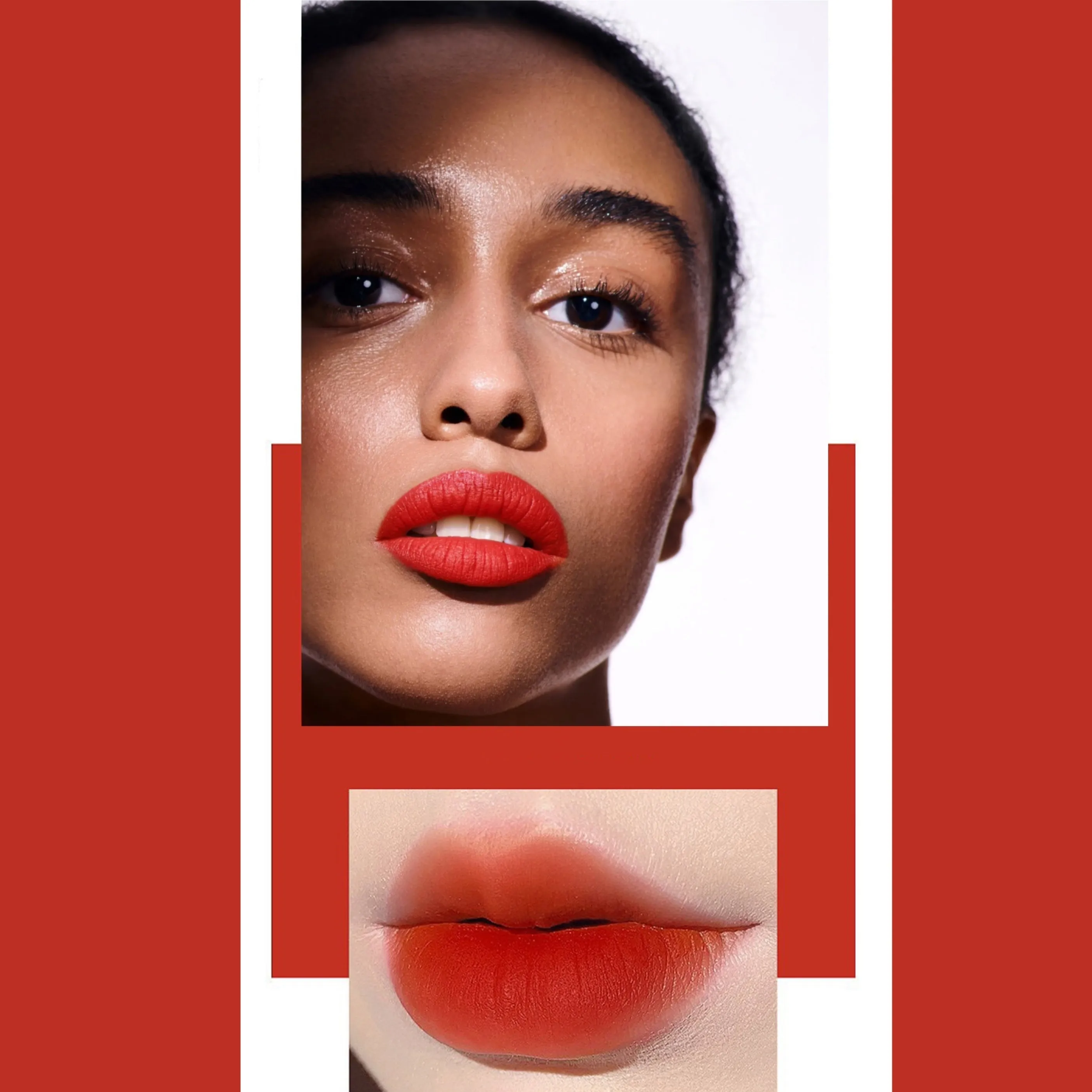 3pc Velvety Matte Red Lipstick Set - Waterproof and Long Lasting