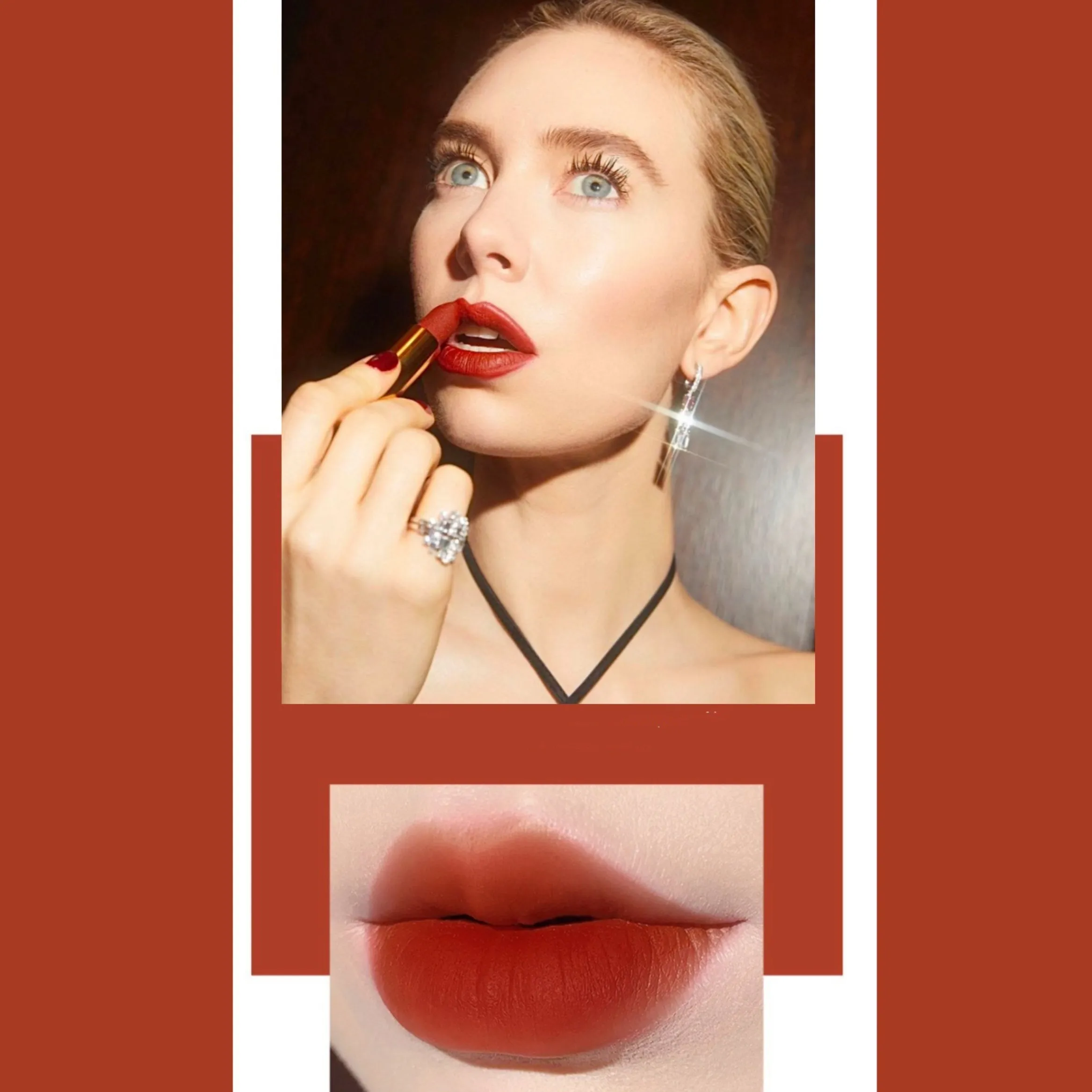 3pc Velvety Matte Red Lipstick Set - Waterproof and Long Lasting