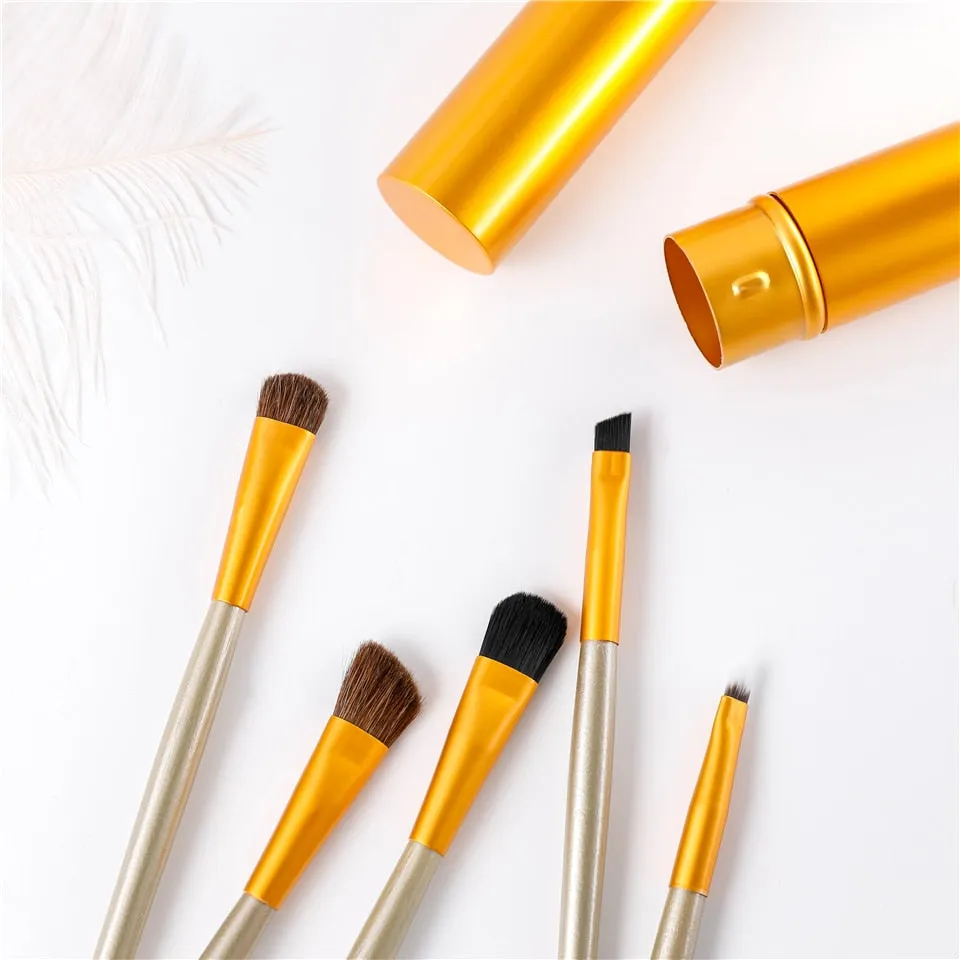 5pcs Portable Mini Eye Makeup Brush