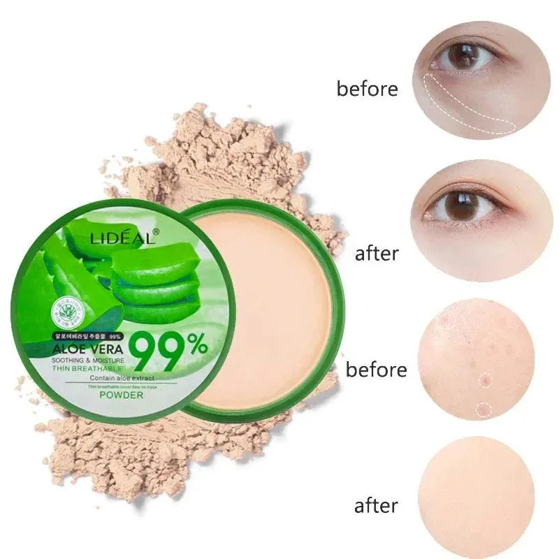 Aloe Vera Softening Concealer Foundation: Matte & Shimmer Finish Oil Control Makeup