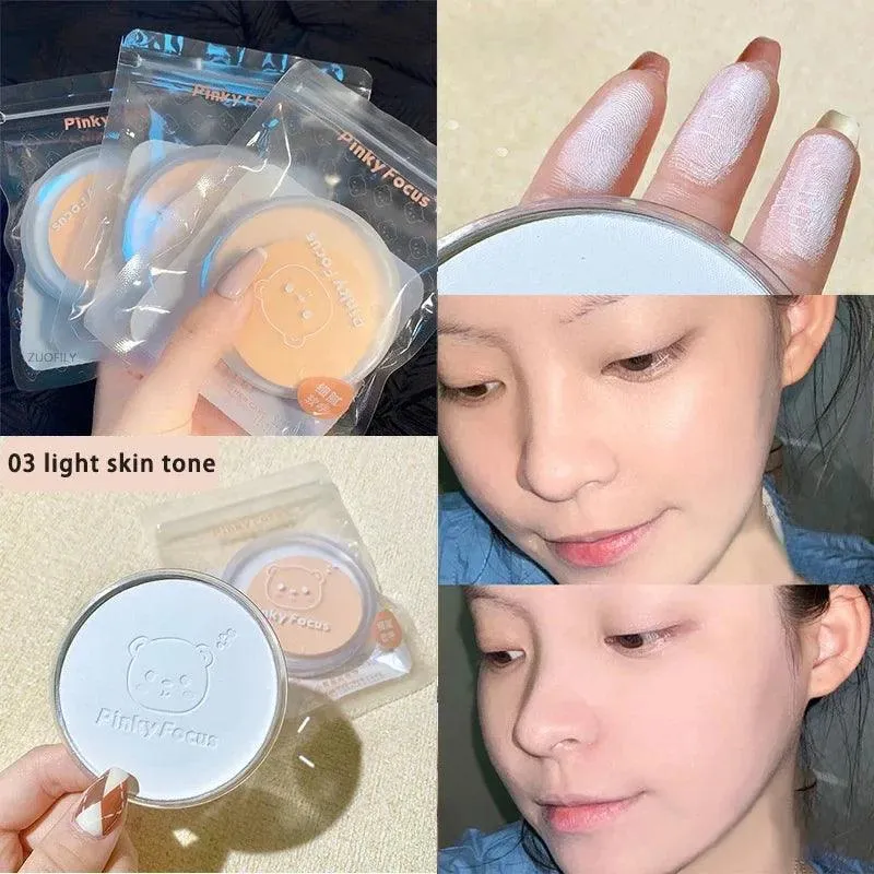 Aloe Vera Softening Concealer Foundation: Matte & Shimmer Finish Oil Control Makeup