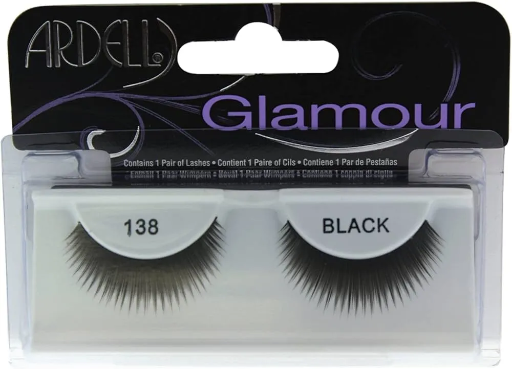 Ardell 100% Human Hair False Fashion/Natural Eye Lashes 138 Black