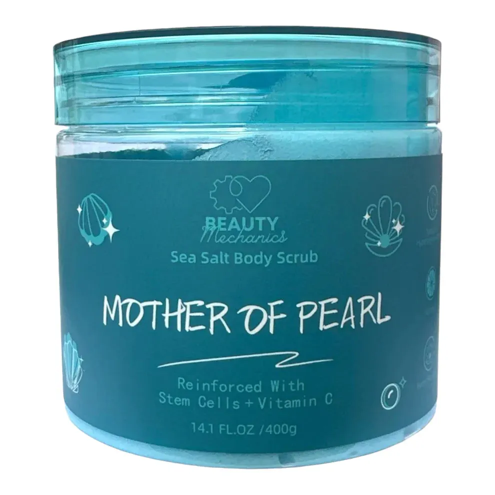 BEAUTY MECHANICS MOTHER OF PEARL SEA SALT BODY SCRUB