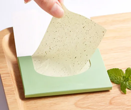 Charcoal Oil Blotting Sheets - MOQ 200 pcs