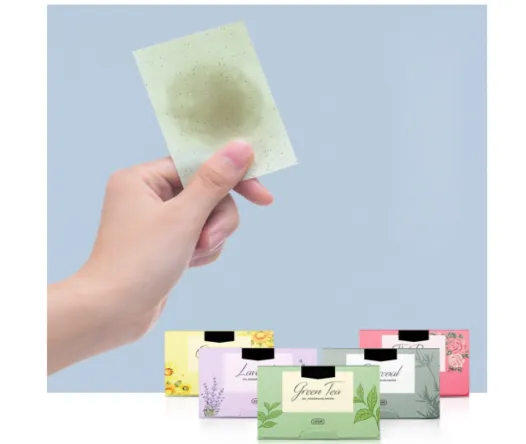 Charcoal Oil Blotting Sheets - MOQ 200 pcs