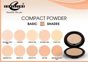 CHRISTINE COMPACT POWDER NATURAL-908