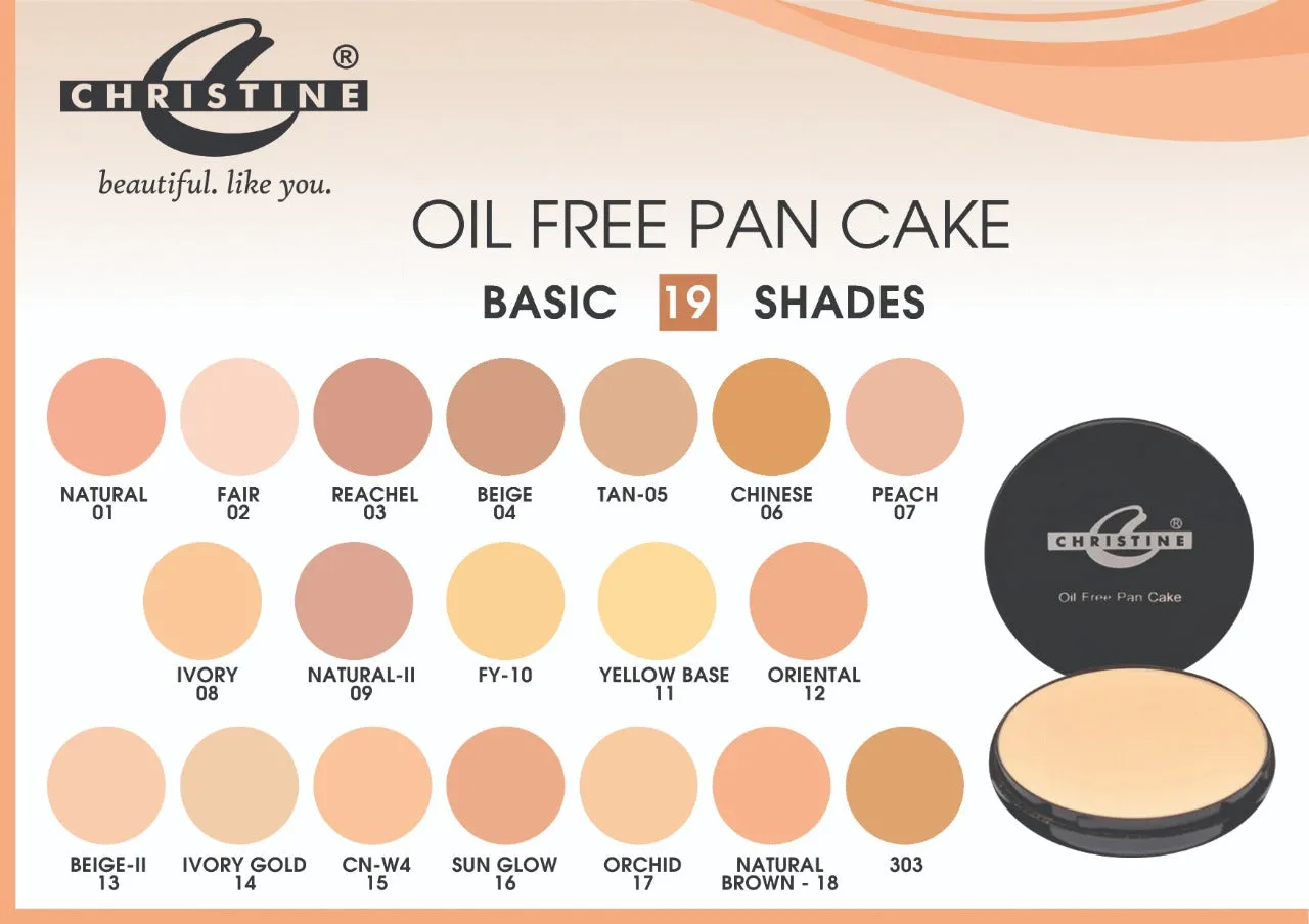CHRISTINE OIL FREE PAN CAKE NATURAL-II 09