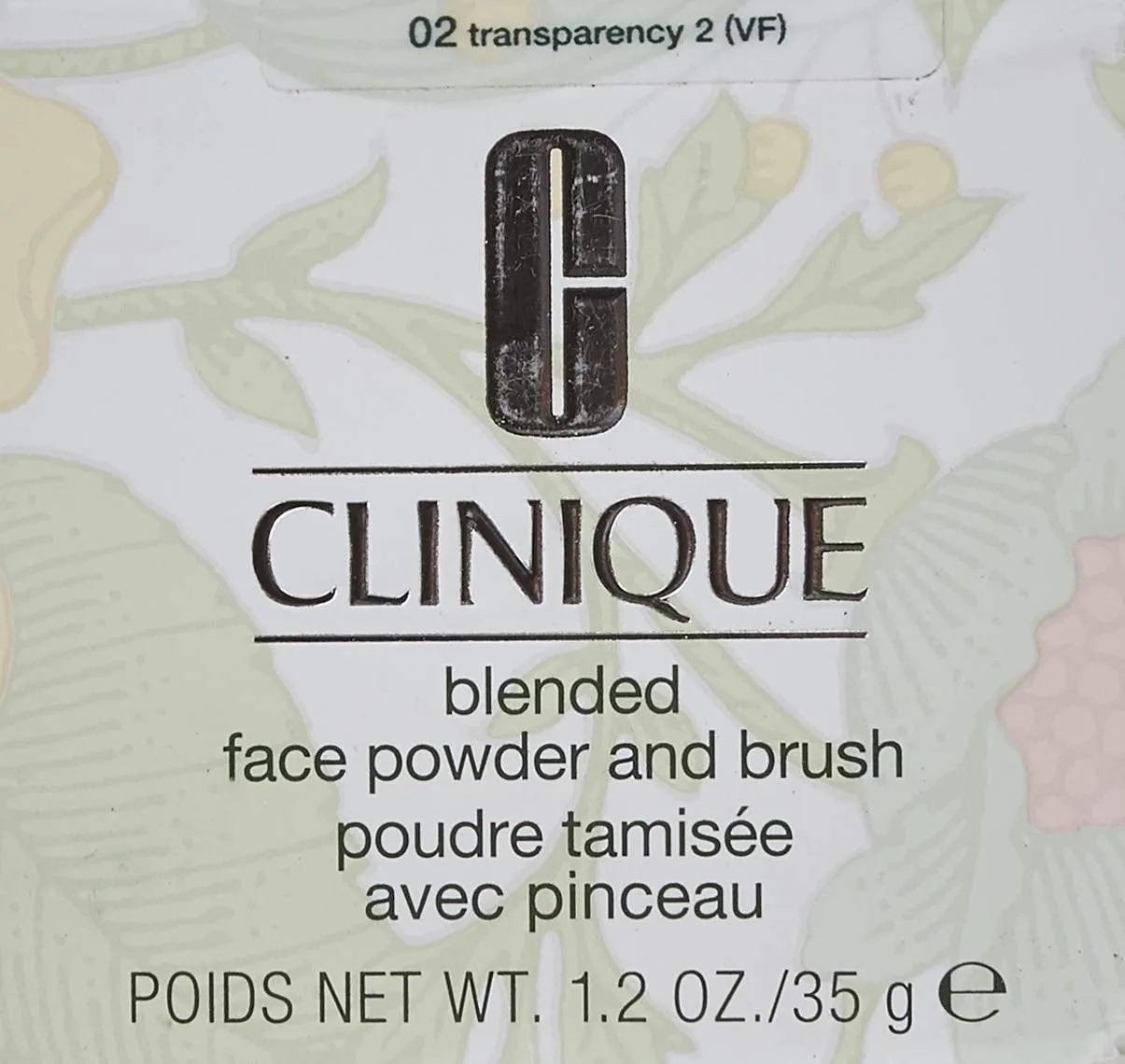 Clinique Blended Face Powder- 02 Transparency , 0.88 oz Powder