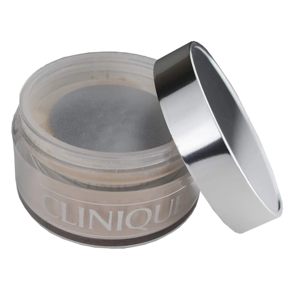 Clinique Blended Lightweight Face Powder For Every Skin Type & Brush- 08 Transparency Neutral, 1.2 oz