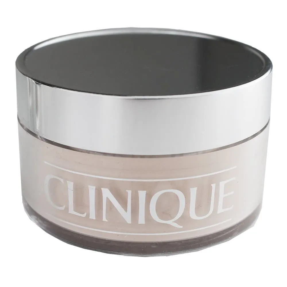 Clinique Blended Lightweight Face Powder For Every Skin Type & Brush- 08 Transparency Neutral, 1.2 oz