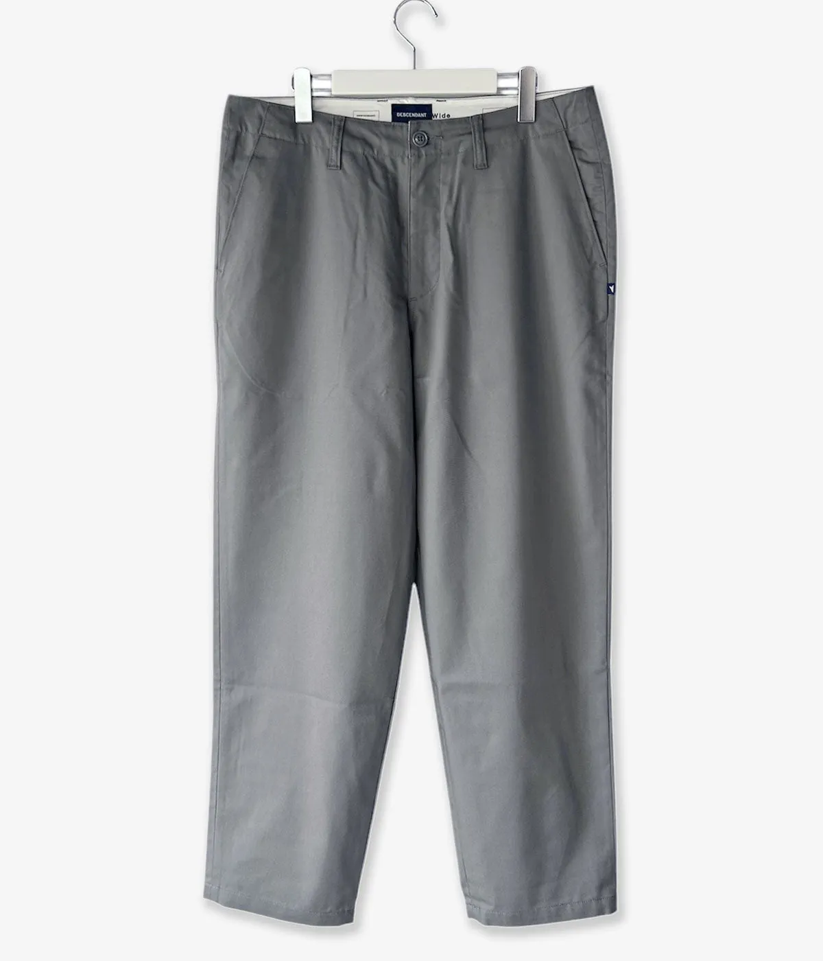 DESCENDANT/DC-6 TC TWILL TROUSERS (GRAY)