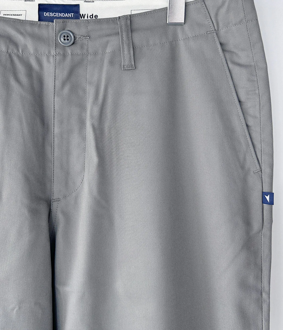 DESCENDANT/DC-6 TC TWILL TROUSERS (GRAY)