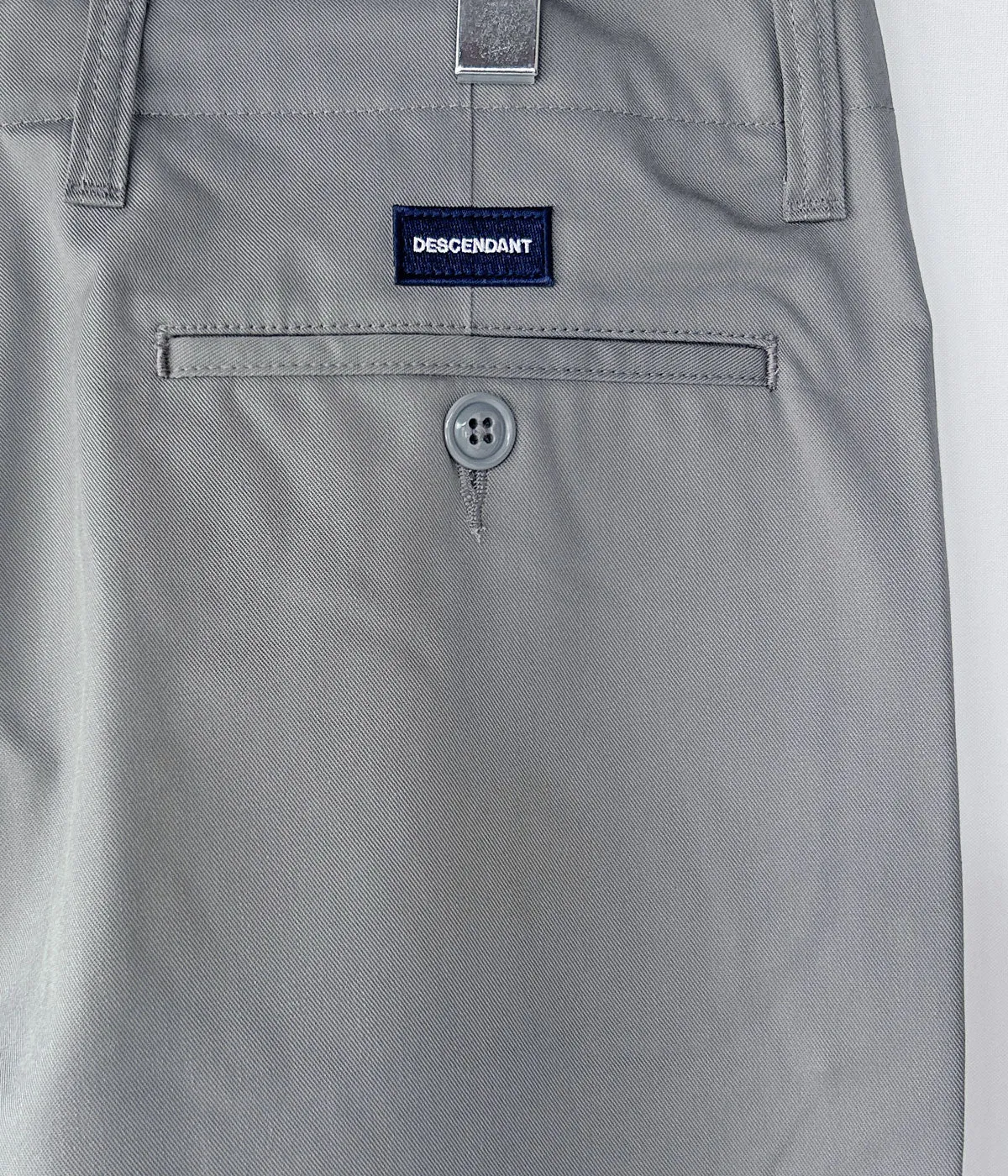 DESCENDANT/DC-6 TC TWILL TROUSERS (GRAY)