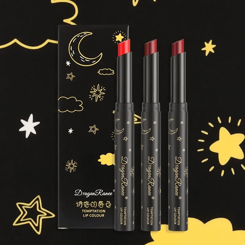 Dragon Ranee Lipstick Pen 3pcs Set Soft Silky Lip Gloss - DR05A