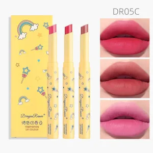 Dragon Ranee Lipstick Pen 3pcs Set Soft Silky Lip Gloss - DR05C