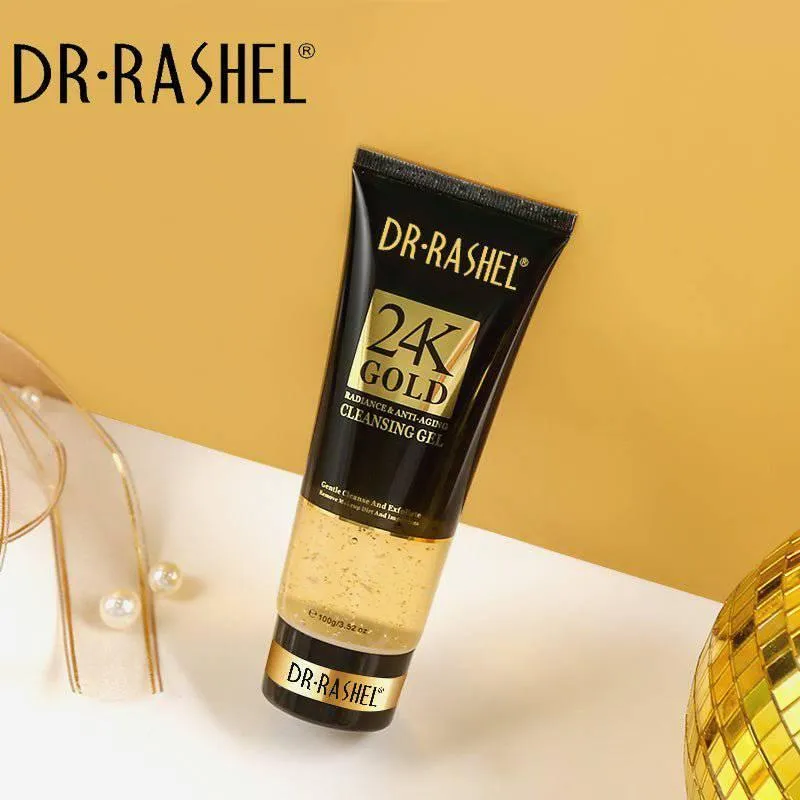 Dr.Rashel 24K Gold Radiance & Anti-Aging Cleansing Gel - 100gm