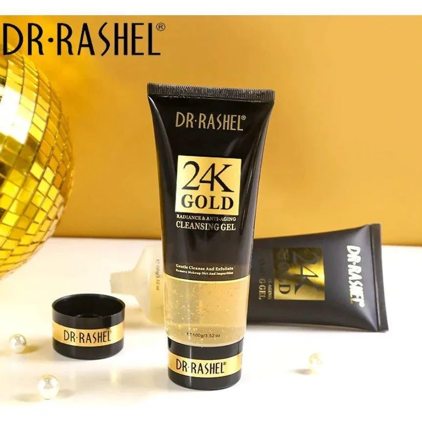 Dr.Rashel 24K Gold Radiance & Anti-Aging Cleansing Gel - 100gm