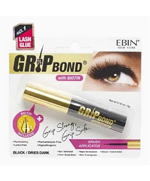 EBIN New York  Grip Bond Biotin Black Lash Glue