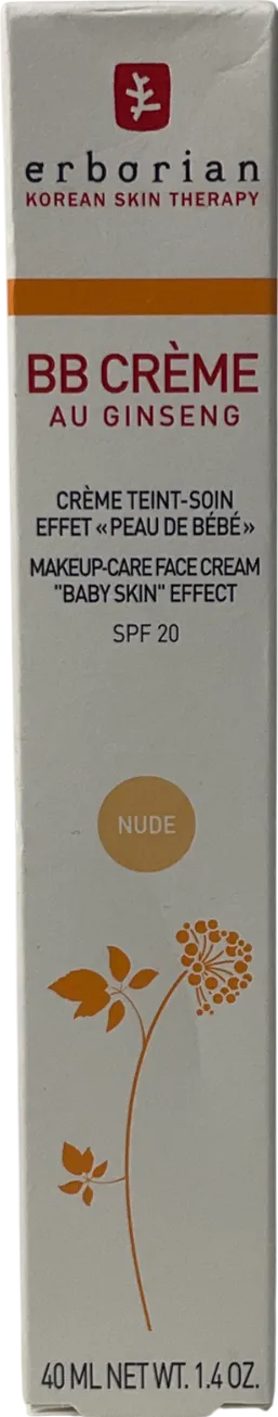 Erborian Bb Cream Nude 40ml