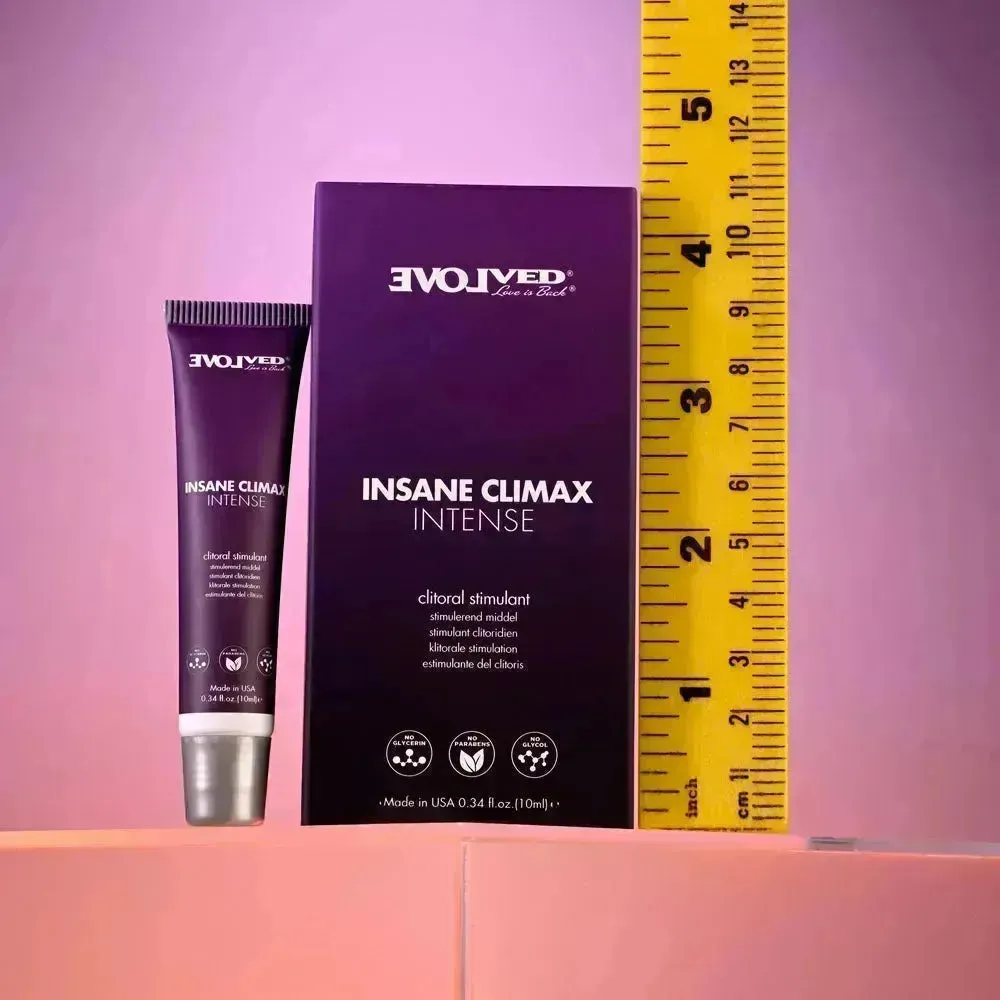 Evolved INSANE CLIMAX - INTENSE - Clitoral Stimulation Gel - 10 ml Tube