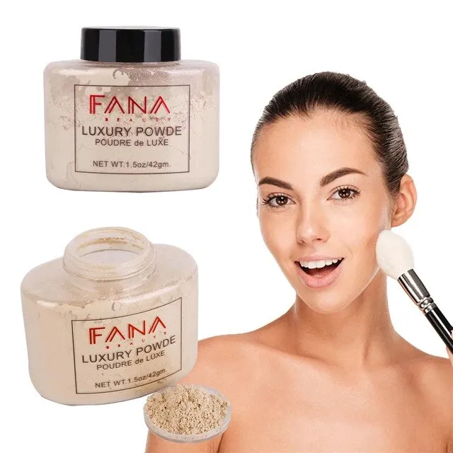 FANA Loose Powder Makeup Oil-Control Brightening Invisible Pores Makeup Powder