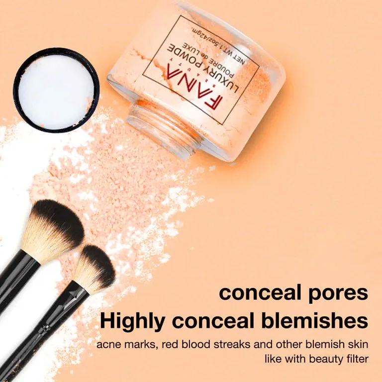 FANA Loose Powder Makeup Oil-Control Brightening Invisible Pores Makeup Powder