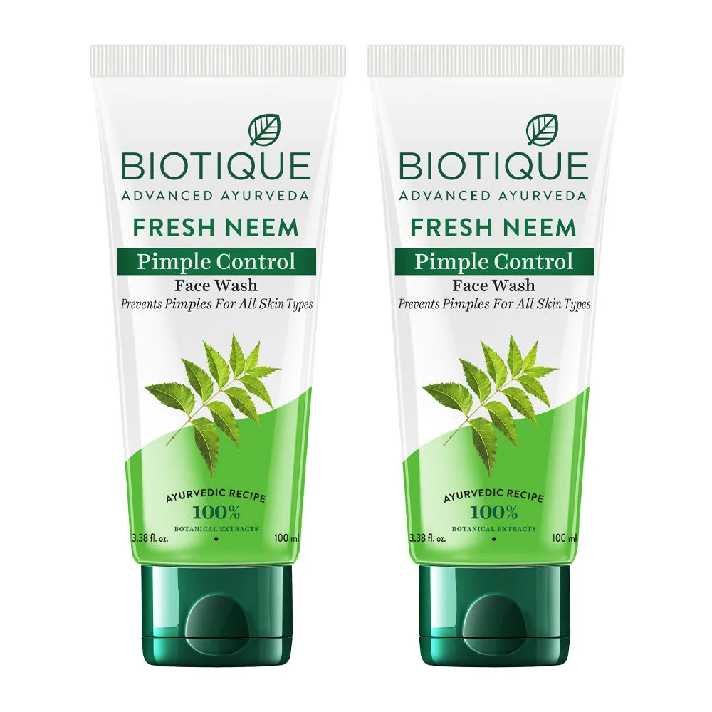 Fresh Neem Pimple Control Face Wash