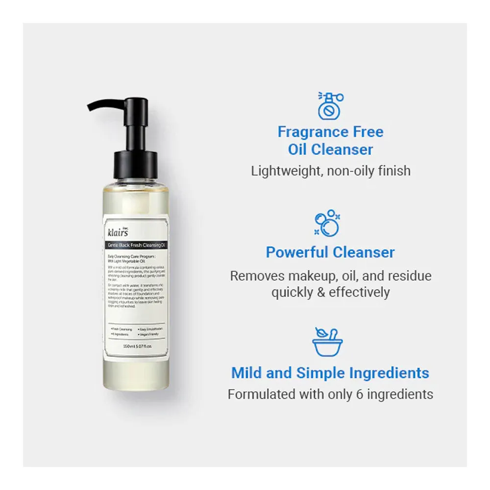 Gentle Black Fresh Cleansing Oil