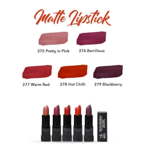 Hemani Herbal Infused Beauty Matte Lipstick - Pretty In Pink