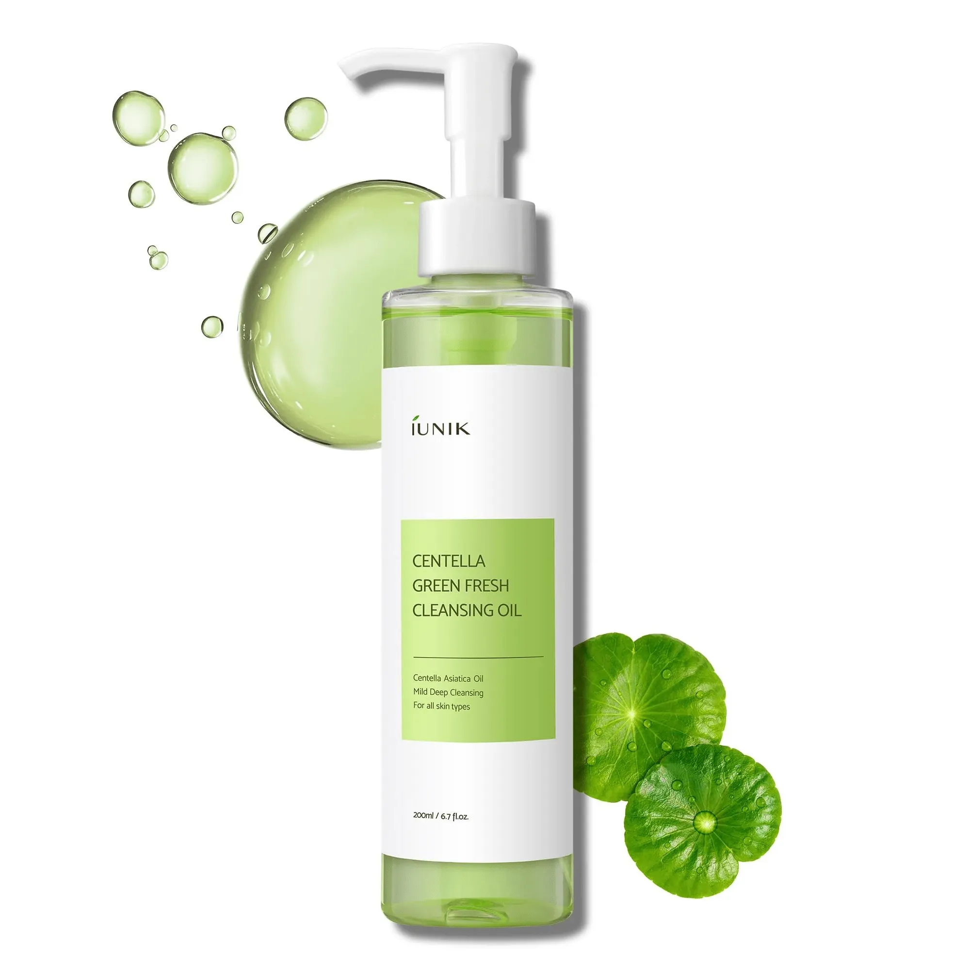 iUNIK Centella Green Fresh Cleansing Oil 200ml