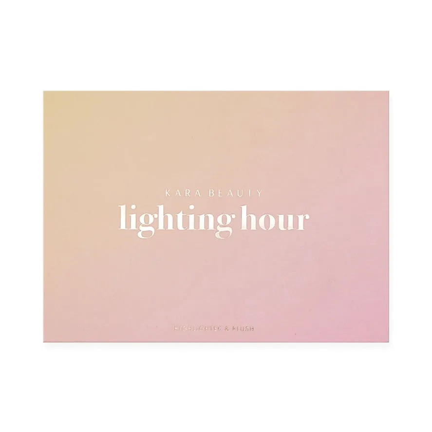 Kara Lighting Hour 2-in-1 Blush & Highlight Palette - Vegan
