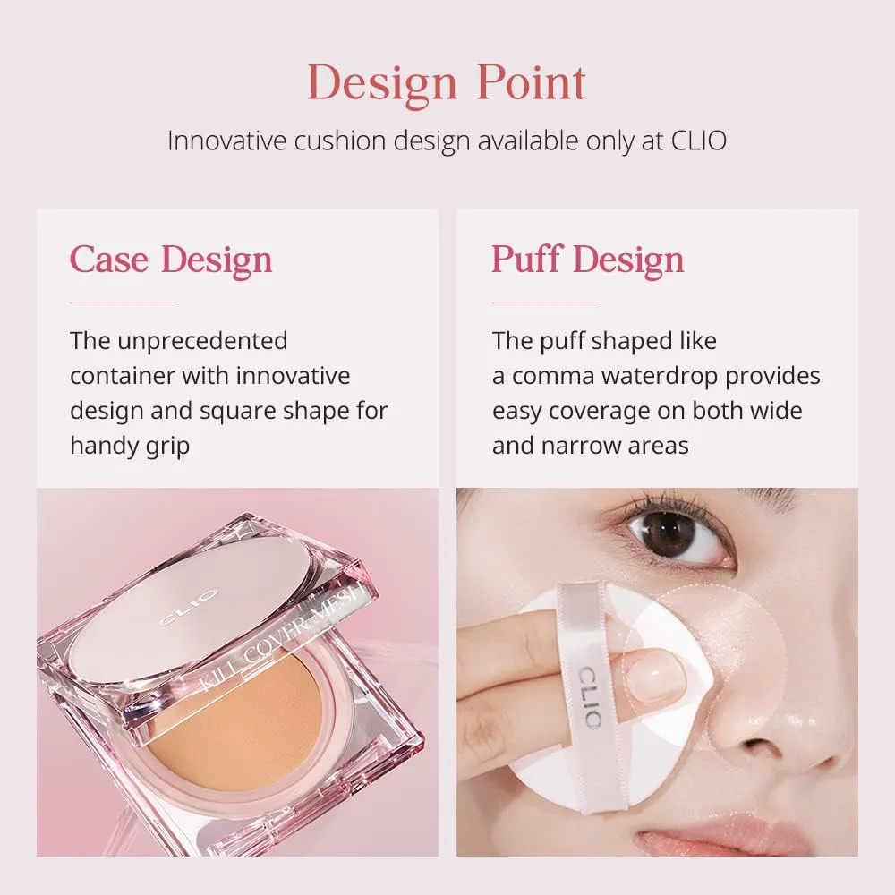 Kill Cover Mesh Glow Cushion Set in #02 Lingerie