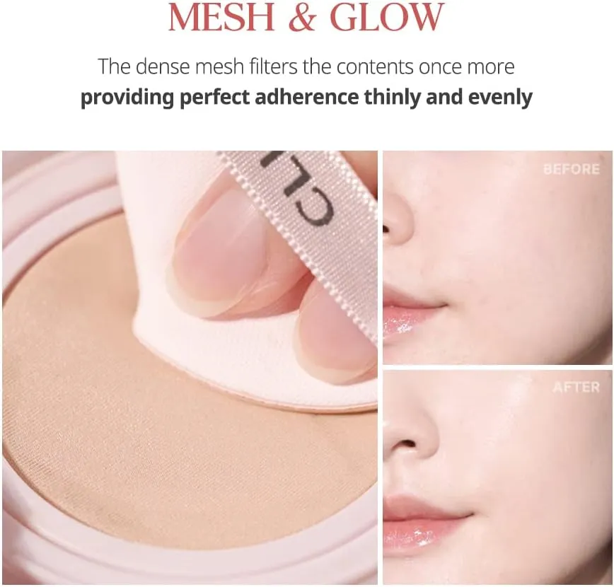 Kill Cover Mesh Glow Cushion Set in #02 Lingerie