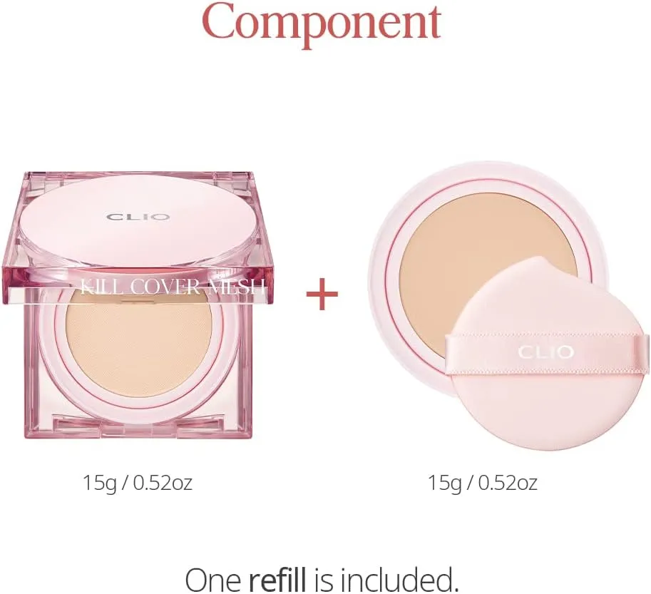 Kill Cover Mesh Glow Cushion Set in #02 Lingerie