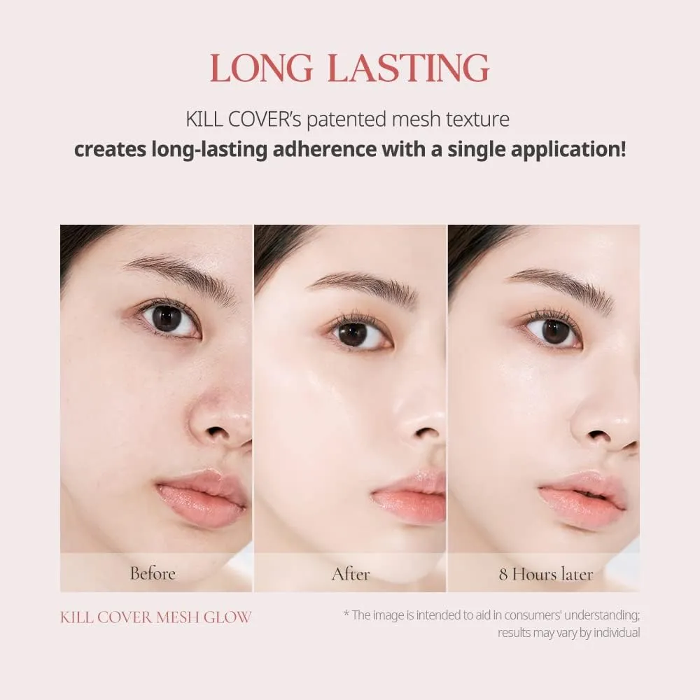 Kill Cover Mesh Glow Cushion Set in #04 Ginger