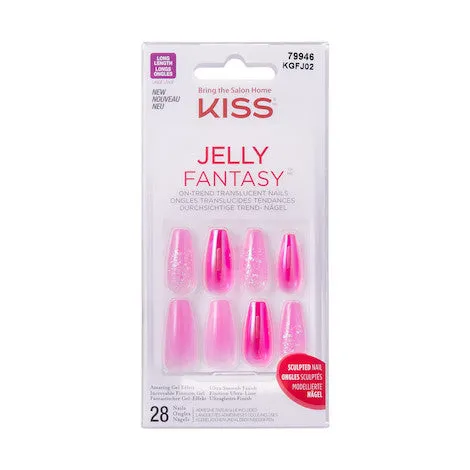 Kiss Gel Fantasy Jelly False Nails