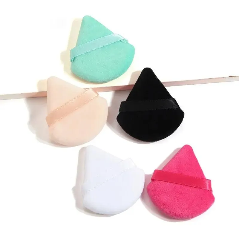 Luxurious Velour Powder Puff Set: Flawless Makeup Application