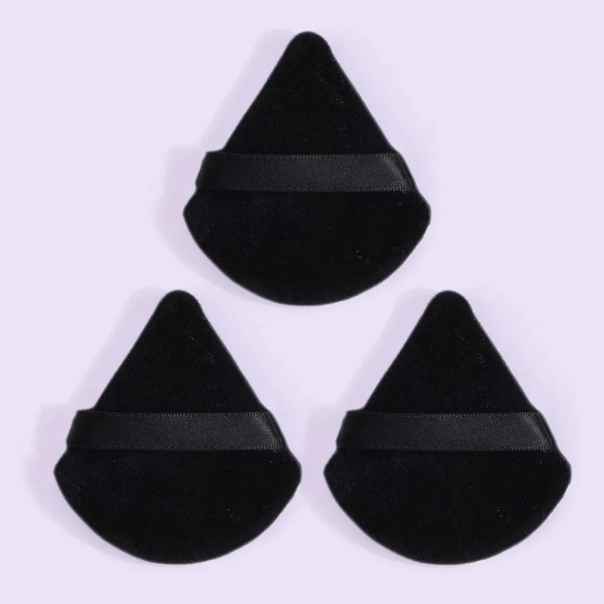 Luxurious Velour Powder Puff Set: Flawless Makeup Application