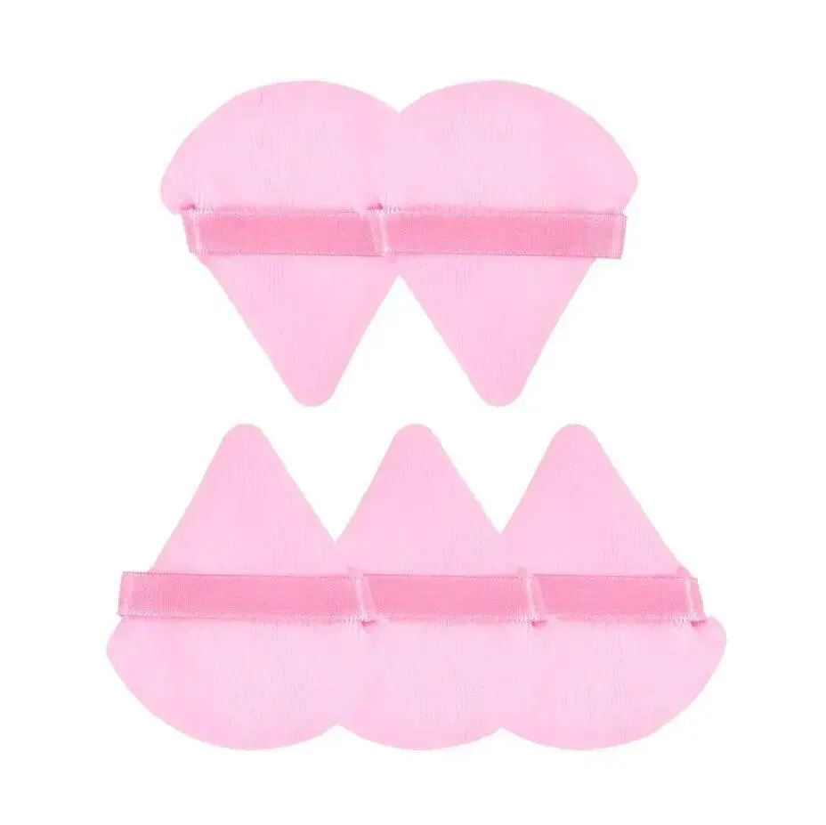 Luxurious Velour Powder Puff Set: Flawless Makeup Application