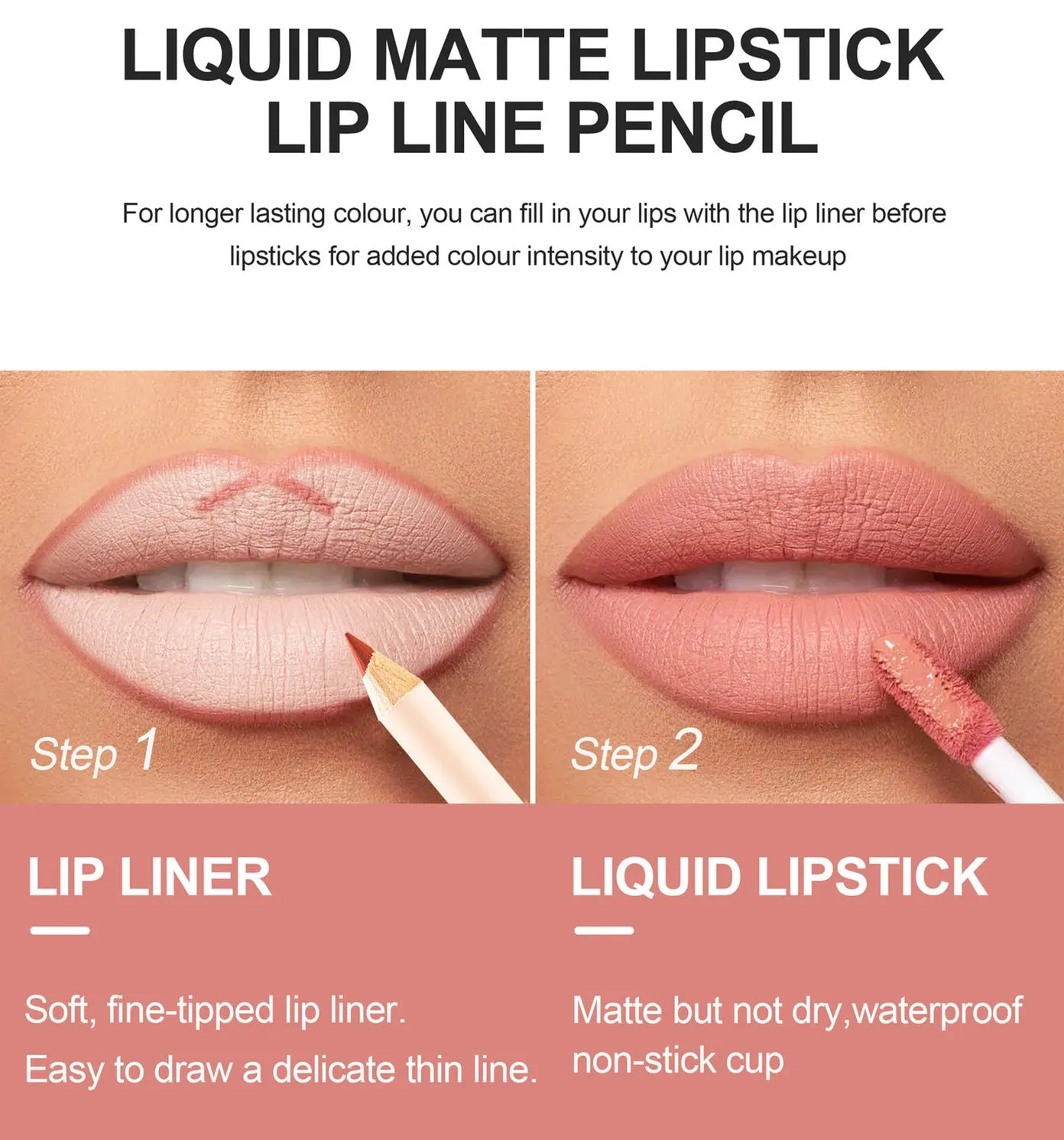 MA620 - Matte Lipliner and Lipstick Pen Kit