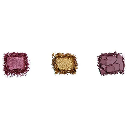 Makeup Revolution Eyeshadow Palette, Highly Pigmented Includes 15 Shades, Shimmery and Velvet Finish, Beige and Brown Shade, Reloaded Velvet Rose - 16.5g