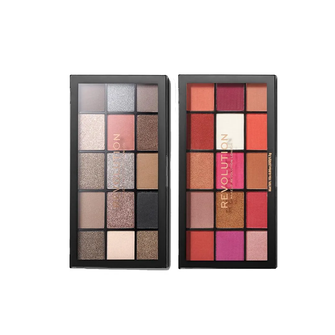 Makeup Revolution Eyeshadow Palette, Long wearing and Easily Blendable Eye with Shimmary & Matte finish, Reloaded Combo II - 33 g