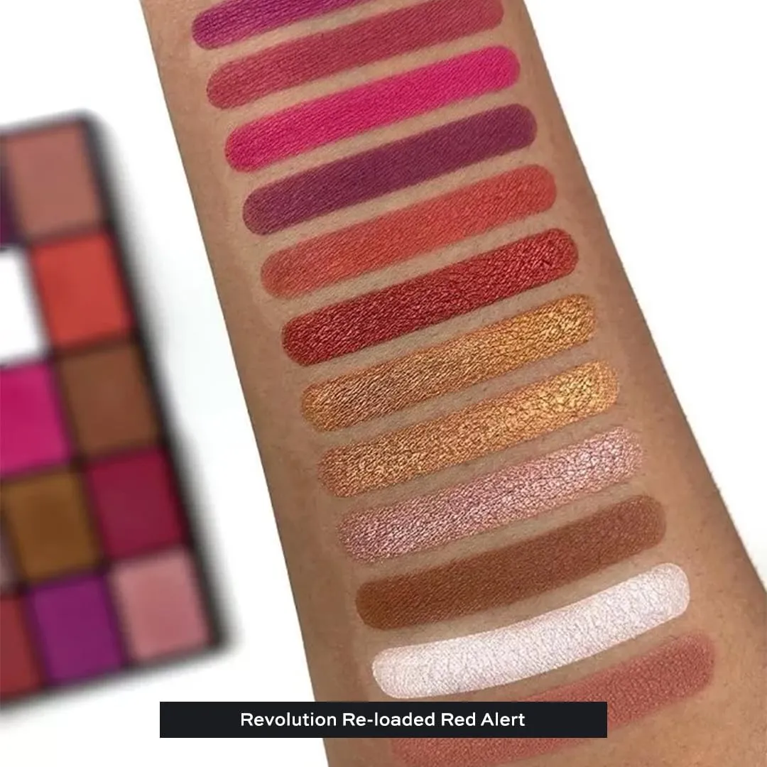 Makeup Revolution Eyeshadow Palette, Long wearing and Easily Blendable Eye with Shimmary & Matte finish, Reloaded Combo II - 33 g