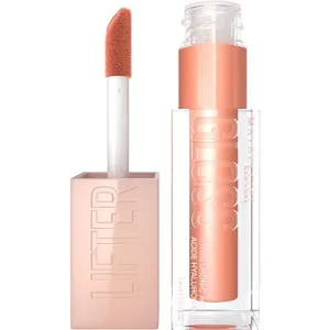 Maybelline New York Lifter Gloss, Hydrating Lip Gloss, High Shine for Fuller Looking Lips, Amber, Cream Neutral, 5.4 ml
