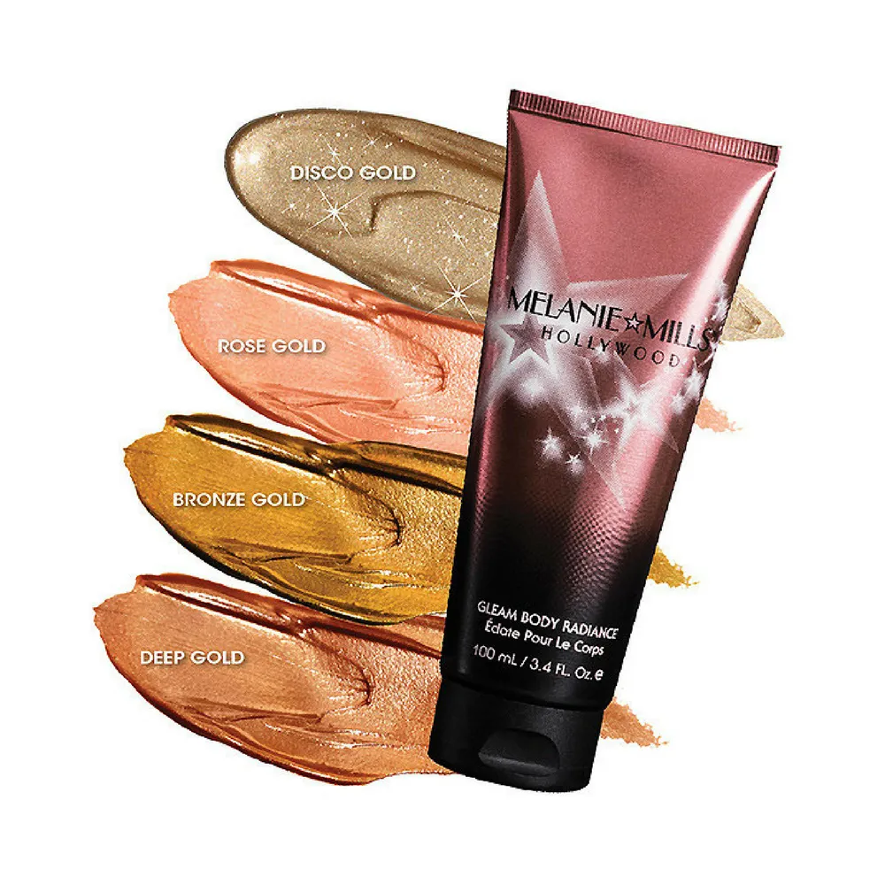 Melanie Mills Hollywood Gleam Body Radiance Deep Gold