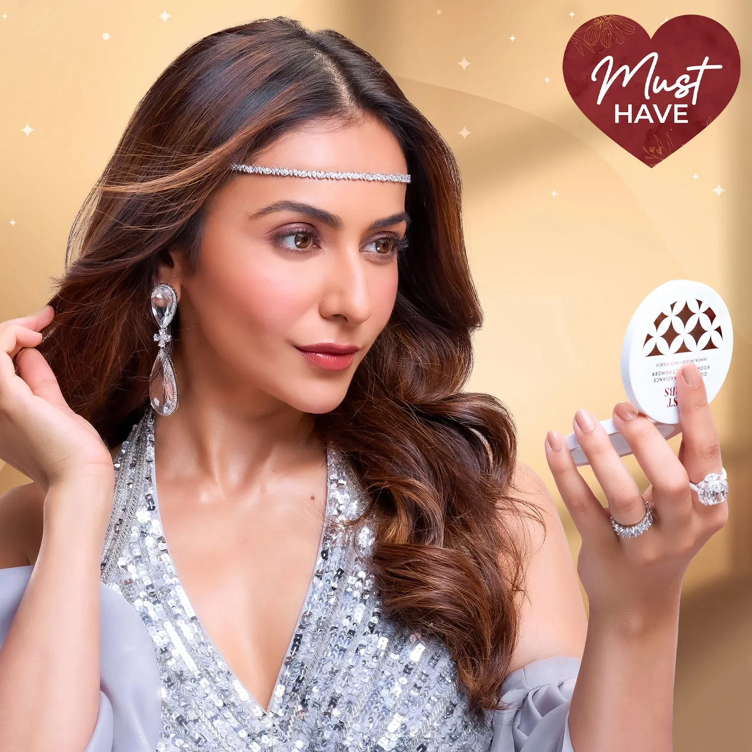 Natural - Oil Control Radiance Boost Compact Powder with Sandalwood & Rice Starch