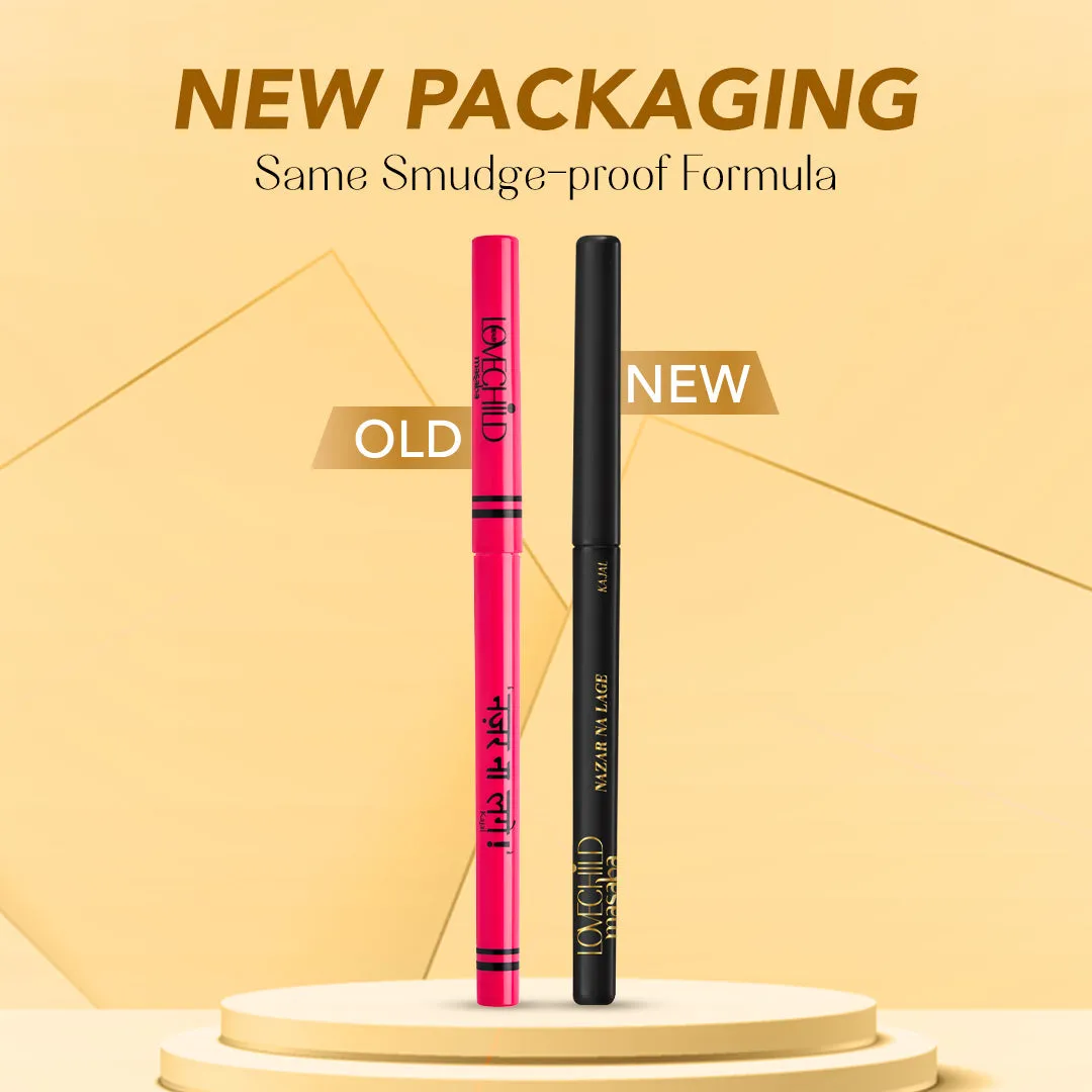Nazar Na Lage Smooth - Talking Kajal ( Coal Black) Water-proof & Smudge-proof